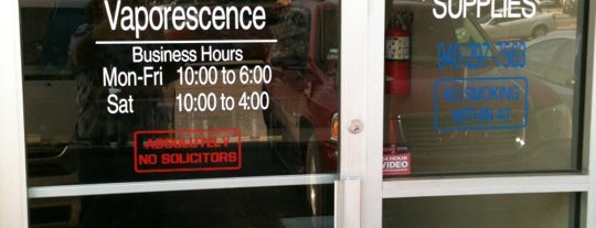 Vaporescence is one of Vape Shops in Texas.