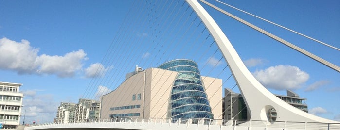 Samuel Beckett Bridge is one of Dublin, Ireland.