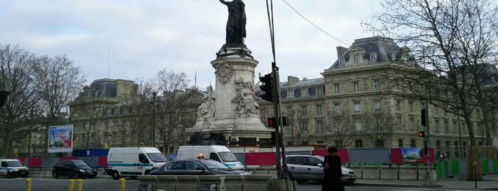 Place de la République is one of Paris.