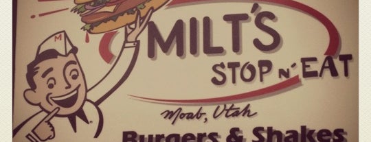 Milt's Stop & Eat is one of U-tah Best.