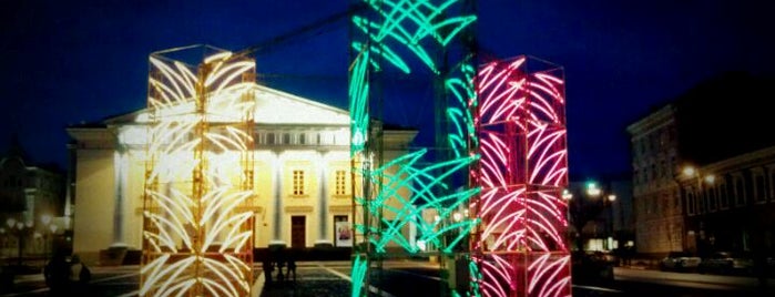 Town Hall Square is one of Best of Vilnius.