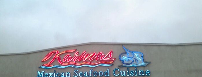 Karina's Mexican Seafood Cuisine is one of สถานที่ที่บันทึกไว้ของ Domonique.