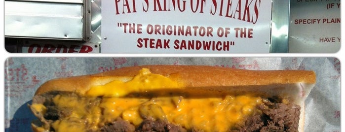 Pat's King of Steaks is one of Philly.