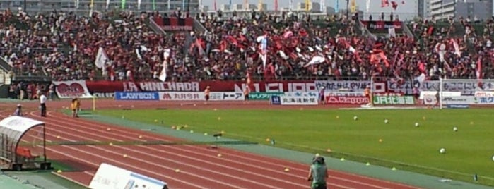 Sapporo Atsubetsu Park Stadium is one of Jリーグスタジアム.