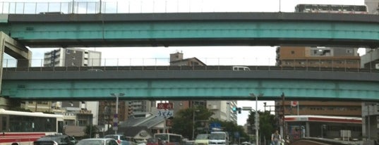 蓮池バス停 is one of 西鉄バス.