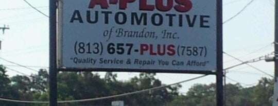 A-Plus Automotive is one of Frequent Places.