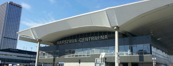 Warsaw Central Railway Station is one of Warsaw.