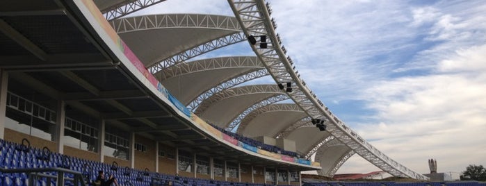Estadio TELMEX de Atletismo is one of สถานที่ที่ Gaston ถูกใจ.