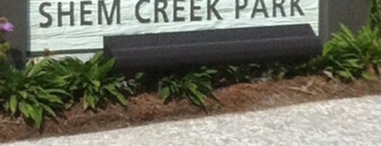 Shem Creek is one of Charleston.