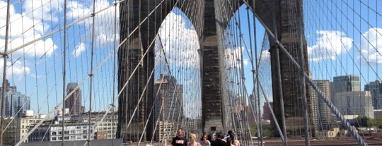 Brooklyn Bridge Promenade is one of The City That Never Sleeps.