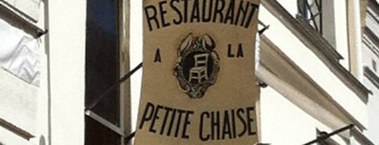 À La Petite Chaise is one of France.