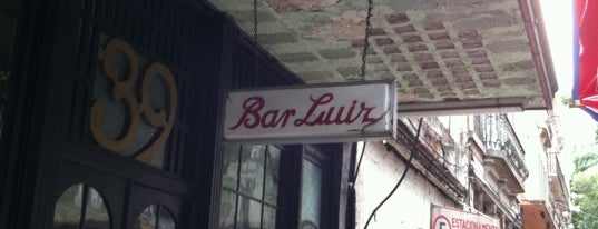 Bar Luiz is one of Rio.