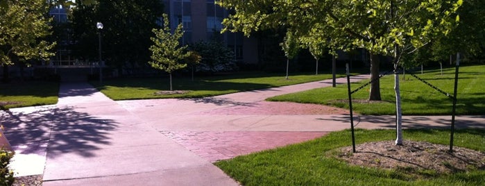 Kuhlman Court is one of MU History Tour.