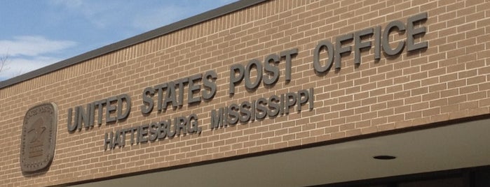 US Post Office is one of Hattiesburg.