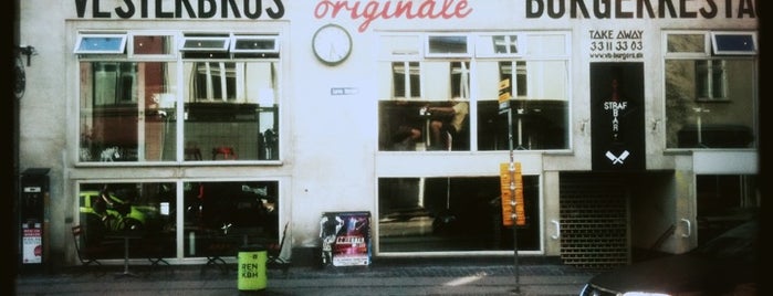 Vesterbros Originale Burgerrestaurant is one of สถานที่ที่บันทึกไว้ของ matthew.