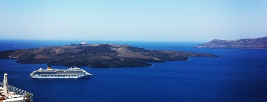 Thira is one of Santorini, Greece.