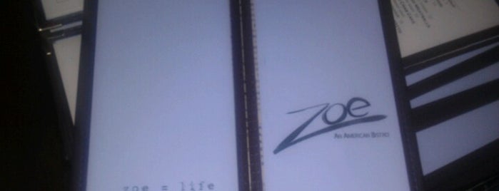Zoe An American Bistro is one of Lizzieさんの保存済みスポット.