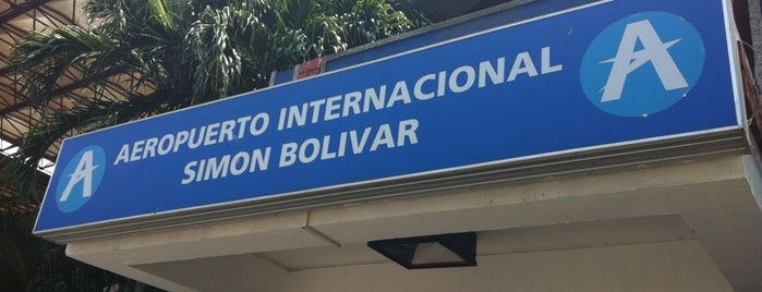 Simón Bolívar International Airport (SMR) is one of Álbum Viajero Aeropuertos, COL.