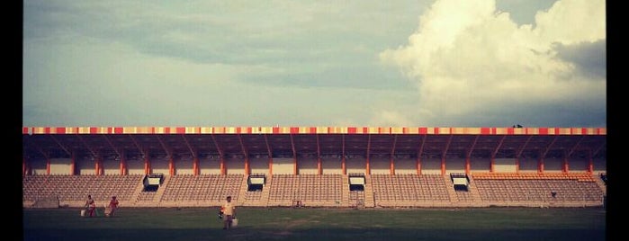 Stadion Kaharudin Nasution is one of Pekanbaru City Badge - Kota Bertuah.