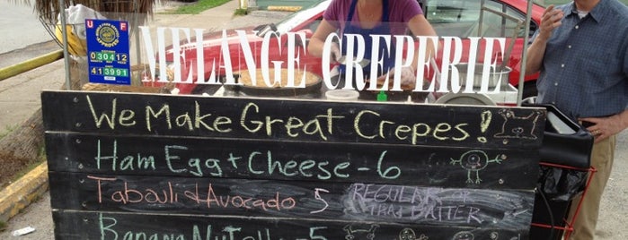 Melange Creperie is one of Food Trucks - Houston.