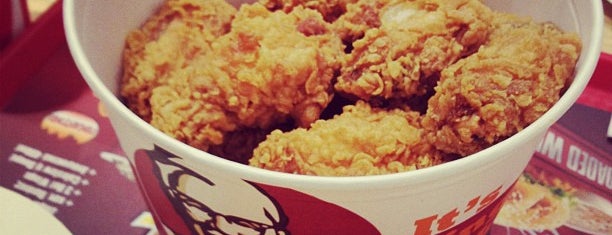KFC is one of Tempat yang Disukai Athi.