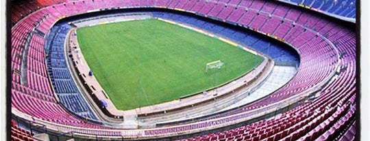 Camp Nou is one of Sports Bucket List.