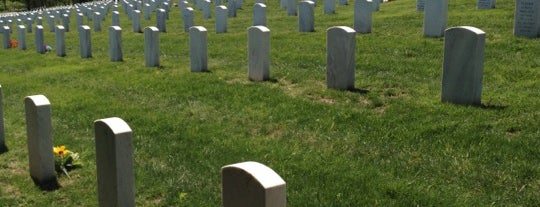 Jefferson Barracks National Cemetery is one of United States National Cemeteries.