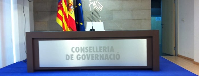 Conselleria de Gobernacion is one of Comunidad Valenciana.