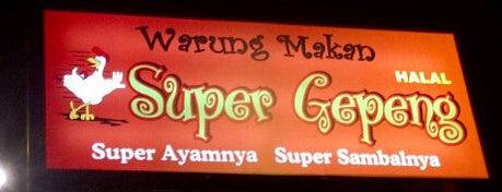 Warung Makan Super Gepeng is one of Pekalongan World of Batik.