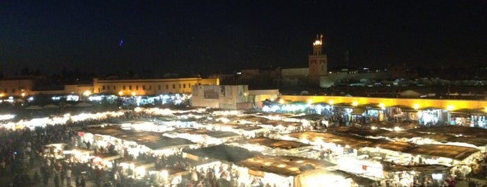 Place Jemaa el-Fna is one of Visit Morocco Tourist.