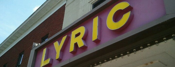The Lyric Theatre is one of Downtown Blacksburg.