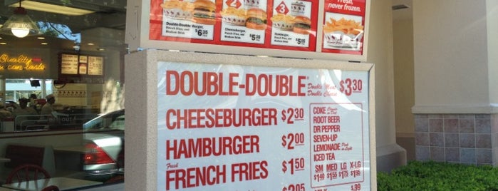 In-N-Out Burger is one of Tempat yang Disukai Shaun.