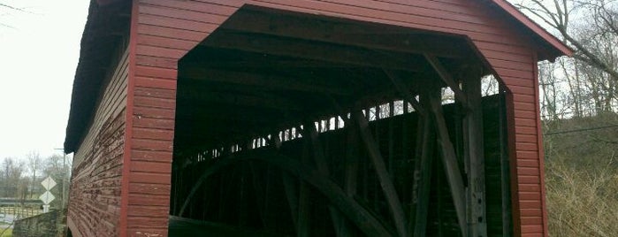 Utica Mills Covered Bridge is one of Historic Bridges and Tinnels.