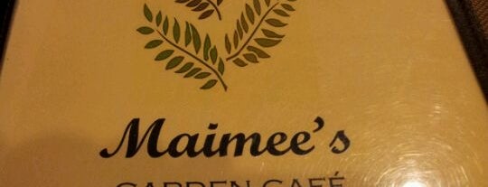 Maimee's Garden Café is one of Dining Out in San Juan.