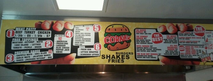Corner Burger is one of Cayla C.'s Saved Places.