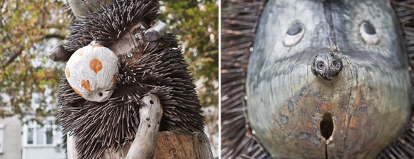 Hedgehog in the Fog Monument is one of Наш Киев.