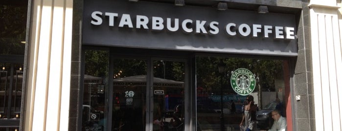 Starbucks is one of Wifi places in Barcelona.