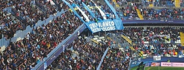 Estadio La Rosaleda is one of Locais curtidos por Shina.