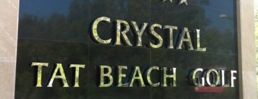 Crystal Tat Beach Golf Resort & Spa is one of Tatil, Otel, Konaklama.