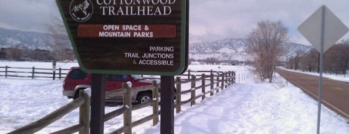 Cottonwood trail is one of Boulder Area Trailheads #visitUS.