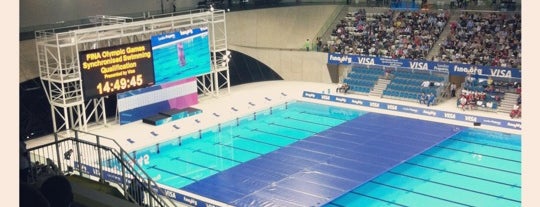 London 2012 Aquatics Centre is one of London 2012 Olympic venues.