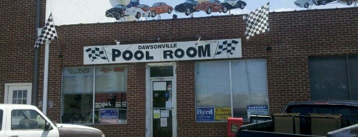Dawsonville Pool Room is one of Lugares favoritos de Ken.