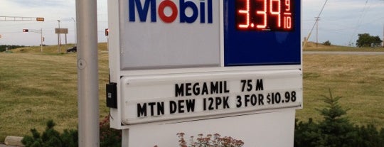 Mobil is one of Gas stations.