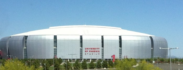 State Farm Stadium is one of Phoenix, AZ.