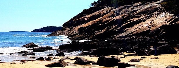 Sand Beach is one of Acadia.