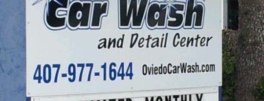Oviedo Car Wash & Detailing Center is one of สถานที่ที่ Dave ถูกใจ.