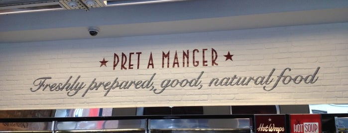 Pret A Manger is one of Lugares que valem a pena.