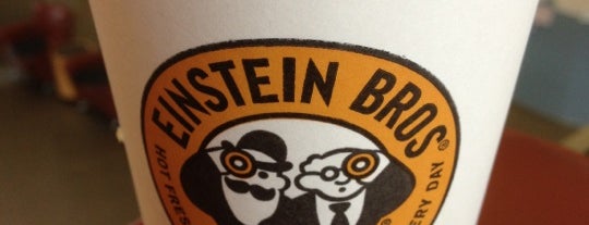 Einstein Bros Bagels is one of Discover Brandeis.