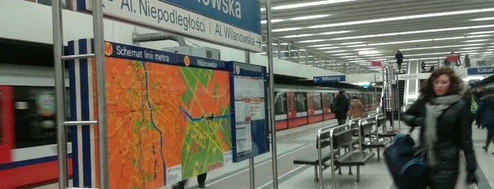 Metro Wilanowska is one of Warsaw Top Places on Foursquare.