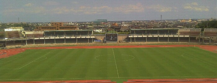 ZA Oripuri Stadium is one of Jリーグスタジアム.